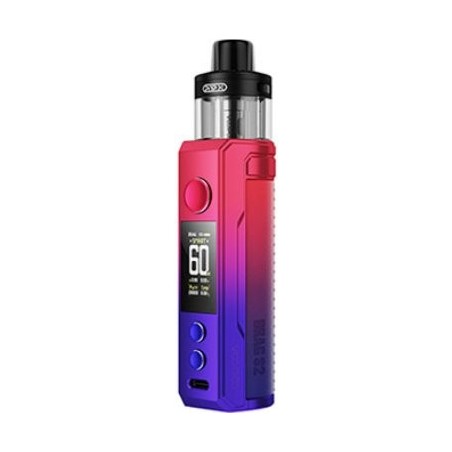 VOOPOO Drag S2 Mod Pod 60W grip 2500mAh Modern Red