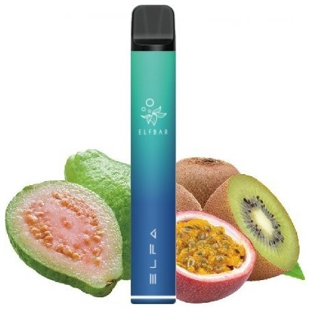Elf Bar ELFA elektronická cigareta 500mAh Kiwi Passion Fruit Guava 20mg