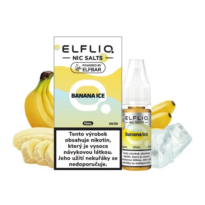 Liquid ELFLIQ Nic SALT Banana Ice 10ml