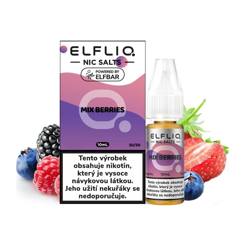 Liquid ELFLIQ Nic SALT Mixed Berries 10ml