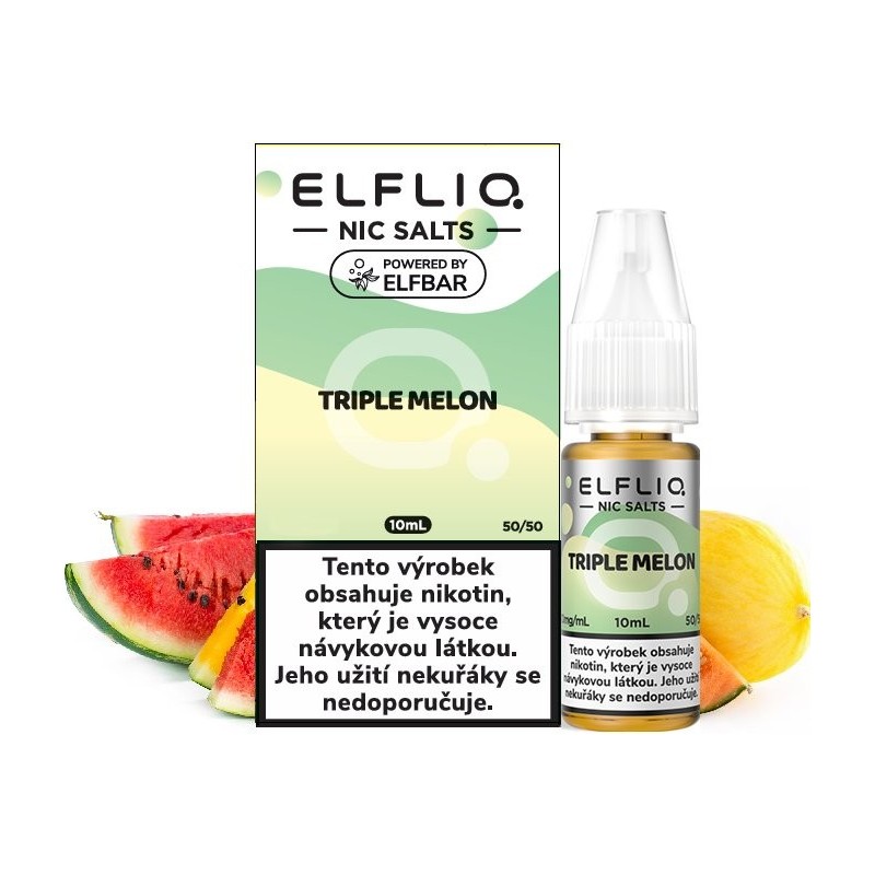 Liquid ELFLIQ Nic SALT Triple Melon 10ml