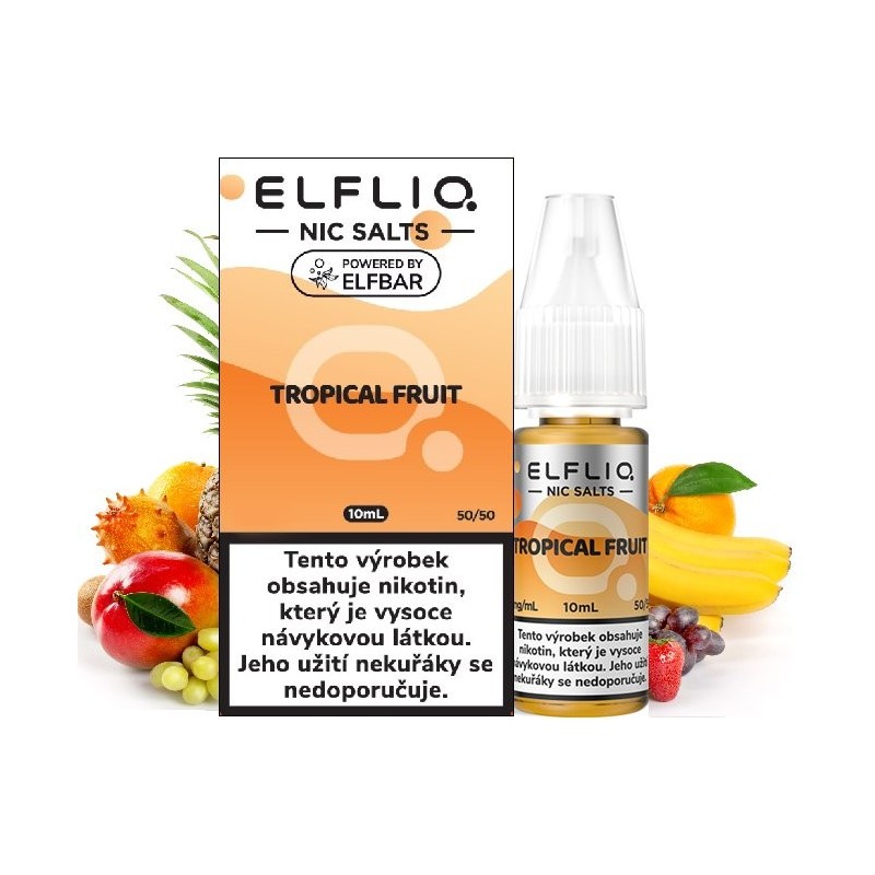 Liquid ELFLIQ Nic SALT Tropical Fruit 10ml