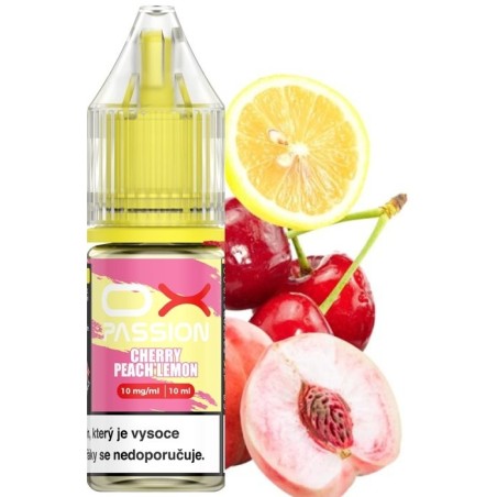 Liquid OXVA OX PASSION Salts Cherry Peach Lemon 10ml