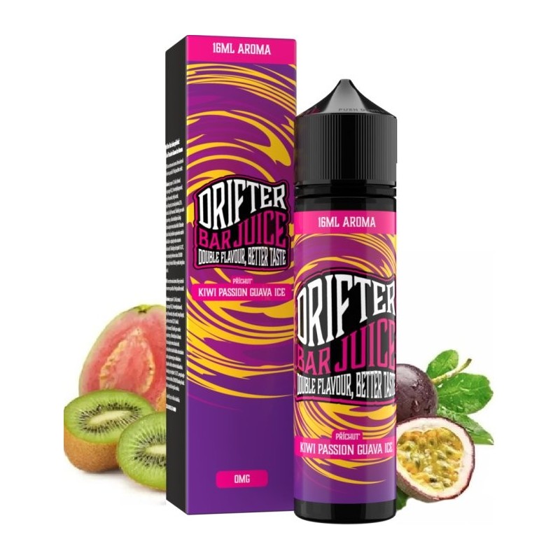 Příchuť Drifter Bar Juice S&V 16ml Kiwi Passionfruit Guava Ice