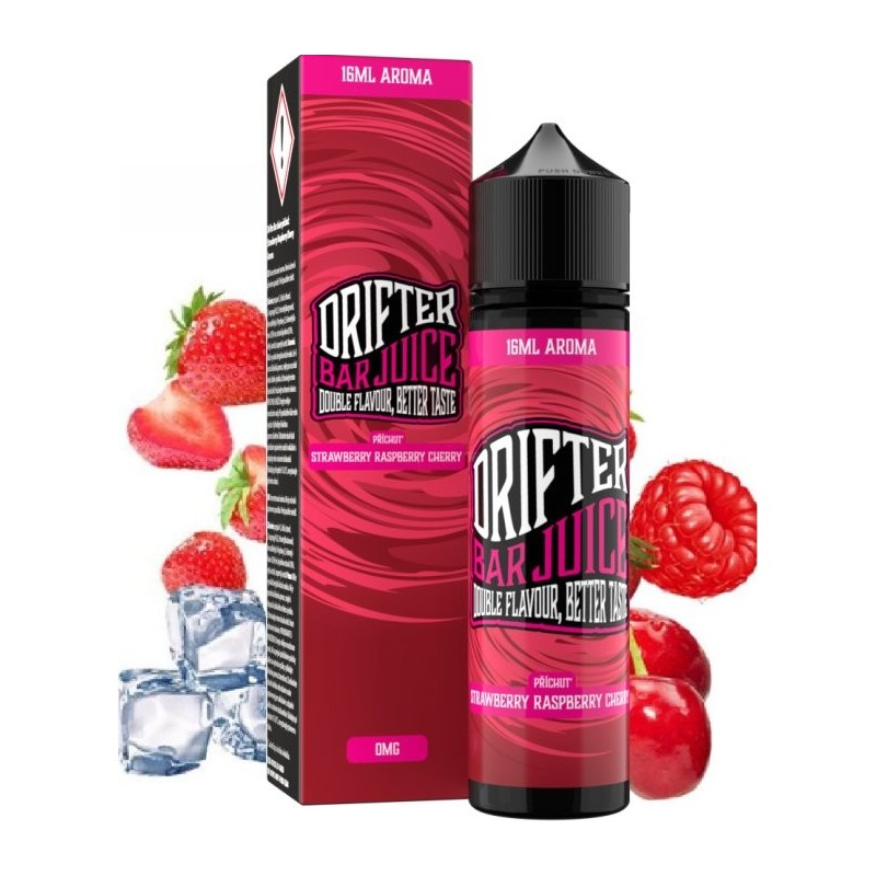 Příchuť Drifter Bar Juice S&V 16ml Strawberry Raspberry Cherry
