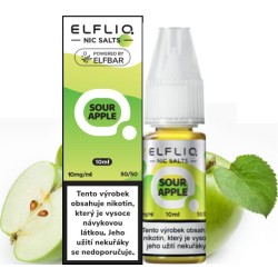 Liquid ELFLIQ Nic SALT Sour Apple 10ml