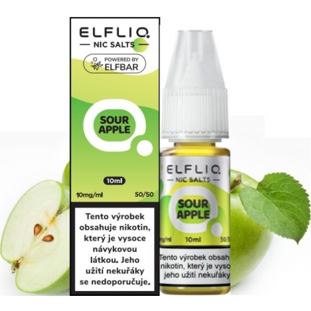 Liquid ELFLIQ Nic SALT Sour Apple 10ml