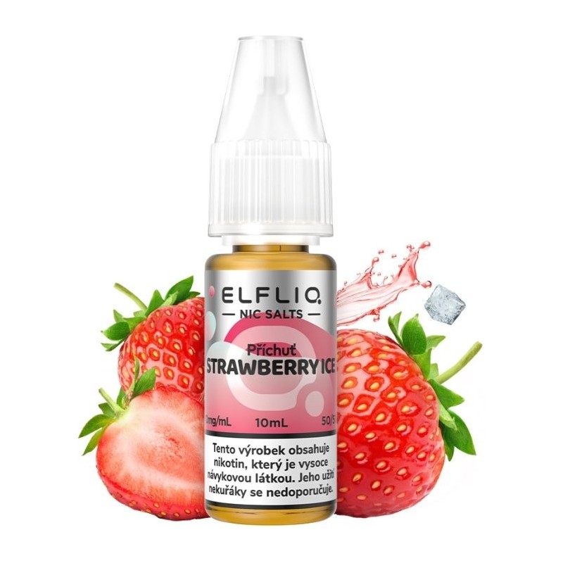 Liquid ELFLIQ Nic SALT Strawberry Ice 10ml