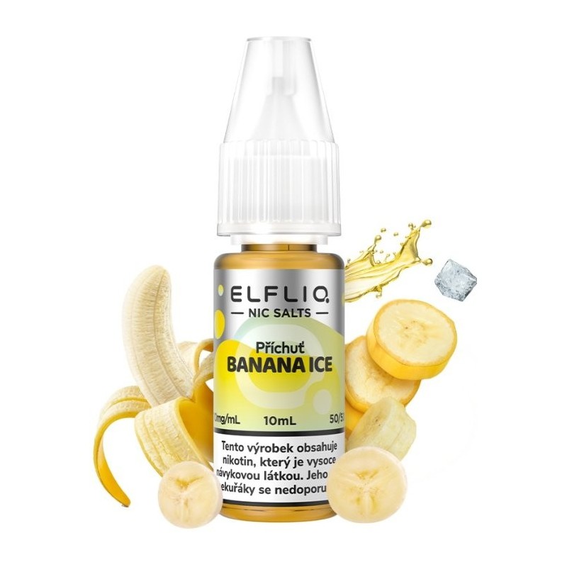 Liquid ELFLIQ Nic SALT Banana Ice 10ml