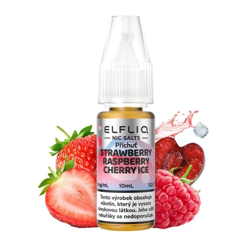 Liquid ELFLIQ Nic SALT Strawberry Raspberry Cherry Ice 10ml