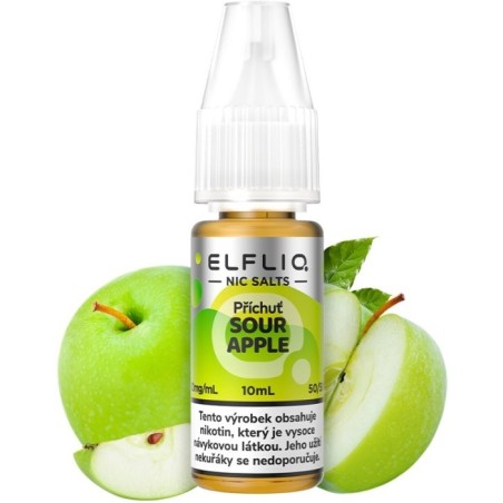 Liquid ELFLIQ Nic SALT Sour Apple 10ml