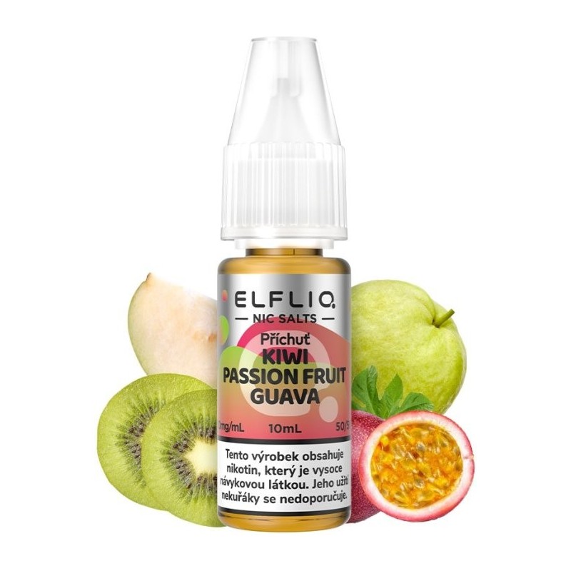 Liquid ELFLIQ Nic SALT Kiwi Passion Fruit Guava 10ml