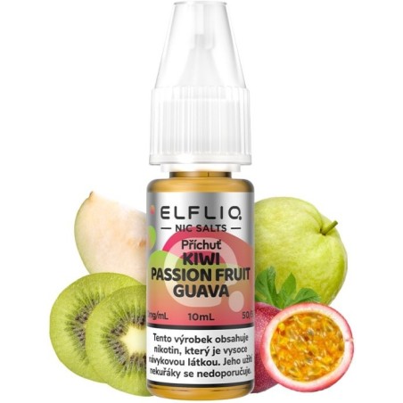 Liquid ELFLIQ Nic SALT Kiwi Passion Fruit Guava 10ml