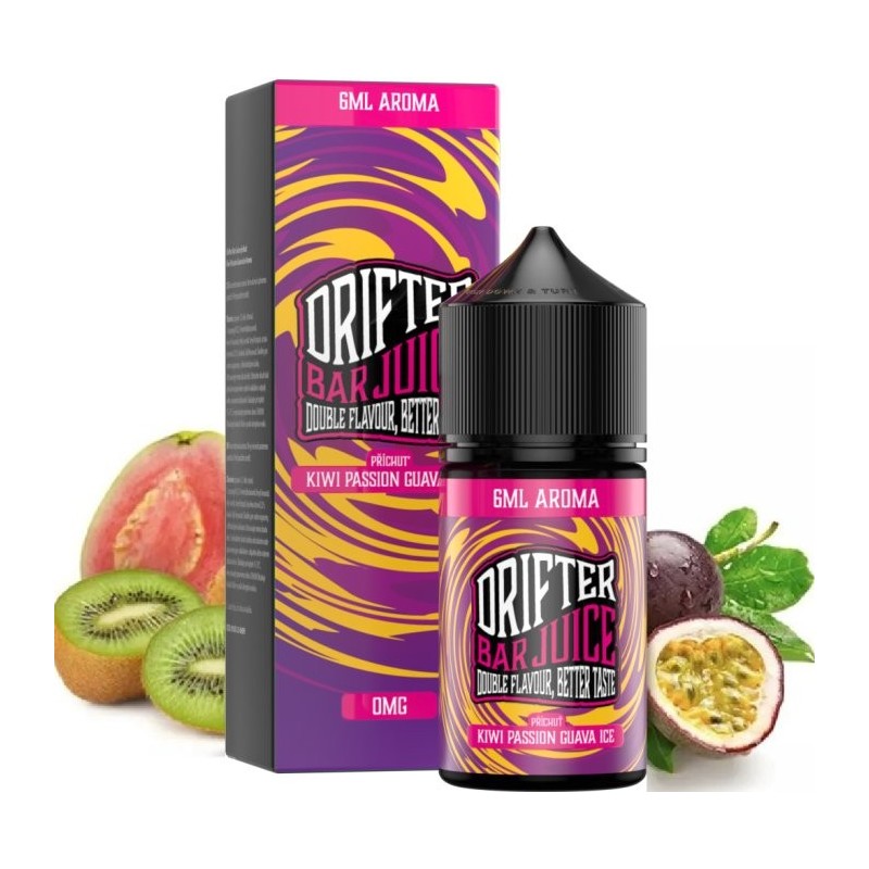 Příchuť Drifter Bar Juice S&V 6ml Kiwi Passionfruit Guava Ice