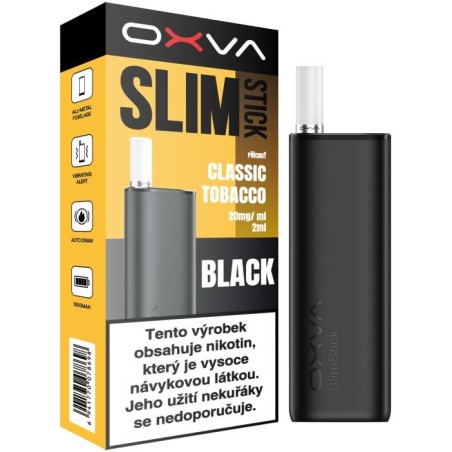 OXVA SLIMSTICK elektronická cigareta 1500mAh Classic Tobacco 20mg Black color CZ