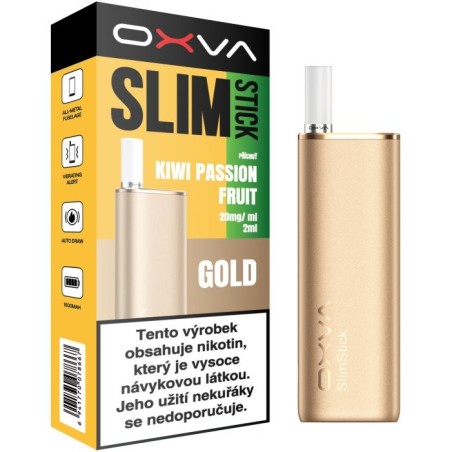 OXVA SLIMSTICK elektronická cigareta 1500mAh Kiwi Passion Fruit 20mg Gold color CZ