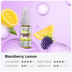 Liquid ELFLIQ Nic SALT Blackberry Lemon 10ml