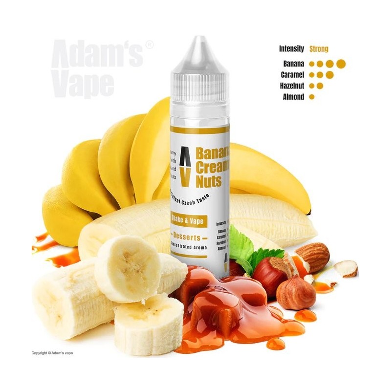 Příchuť Adam´s Vape Shake and Vape 12ml Banana Creamy Nuts