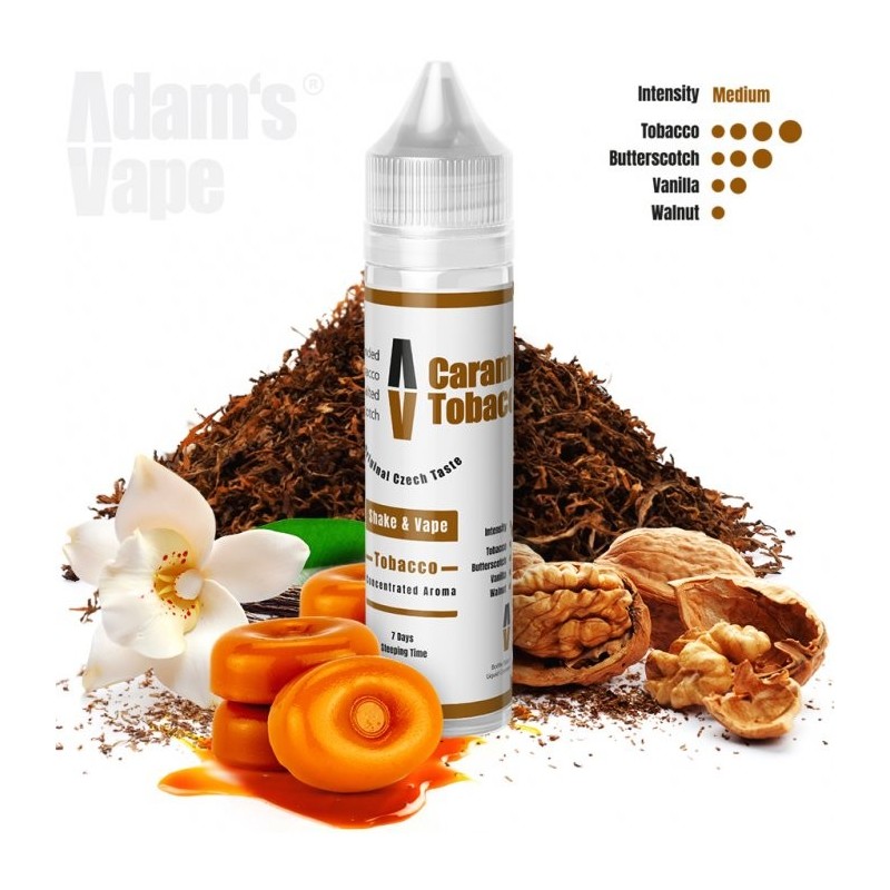 Příchuť Adam´s Vape Shake and Vape 12ml Caramel Tobacco