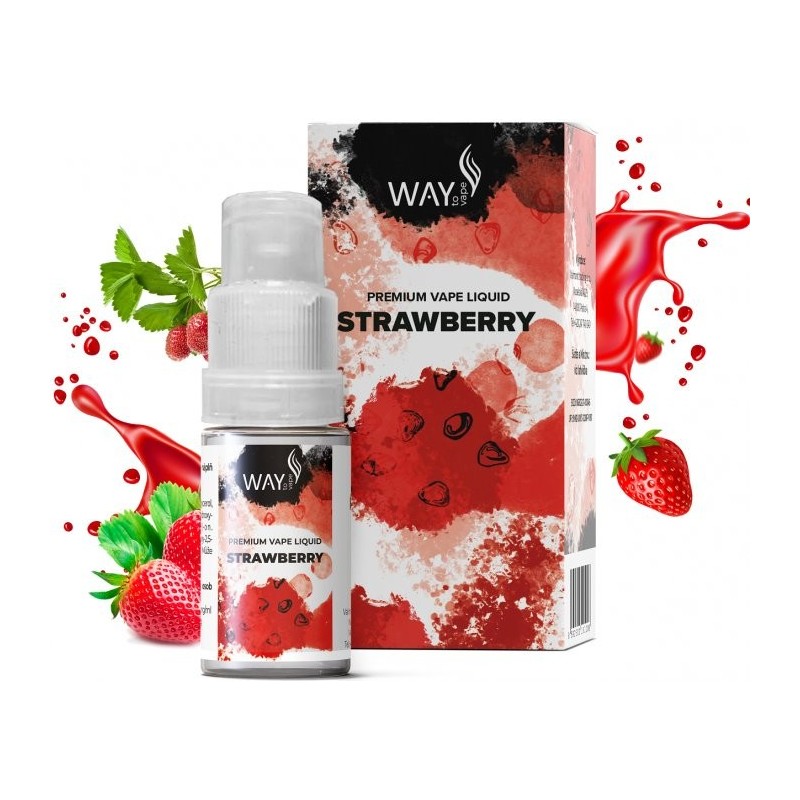 Liquid WAY to Vape Strawberry 10ml Liquid WAY to Vape Strawberry 10ml